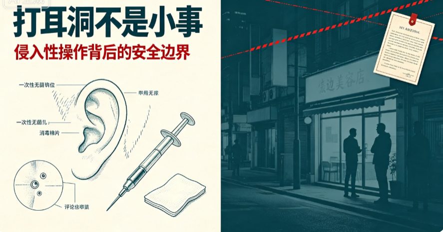 操作简单就不管？卫生监督基层执法人员关于打耳洞属于医疗行为的困惑